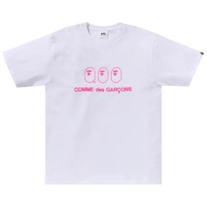 Футболка BAPE x Comme des Garçons Osaka №1 «Белая», белый