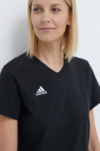 Хлопковая футболка Entrada 20 Adidas Performance, черный