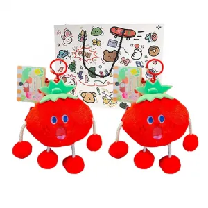 Плюшевый кулон с острыми овощами, высота 15,5 см Howard, Red+Red+Shopping Bag