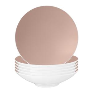 Набор из 6 тарелок для пасты/супа Life Fashion Posh Rose, диаметр 23,3 см Seltmann Weiden, розовый