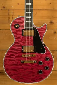 Gibson Custom Les Paul Custom 5A Quilt | Chablis Pink - VOS с цельной верхней декой!!