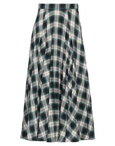 Юбка миди Maje, темно-зеленый