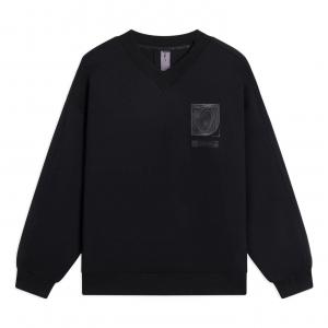 Спортивная толстовка Li-Ning x Jackie Chan Kung Fu Graphic V Neck Sweatshirt 'Black' AWDSC21-1, черный