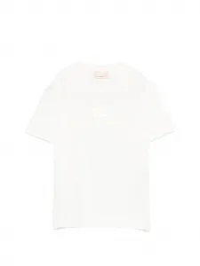 Футболка с логотипом Elisabetta Franchi La Mia Bambina, белый