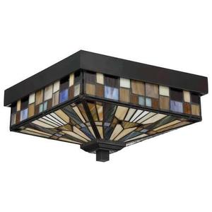 Наружный потолочный светильник Elstead Lighting, 15,4x26,1x26,1 см, многоцветный/темно-коричневый