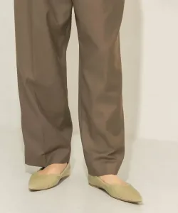 Туфли-лодочки с острым носком из искусственного меха Kbf, цвет Beige