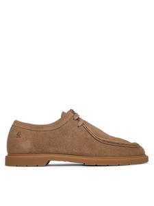 Полуботинки Tommy Hilfiger Lightweight Suede Apron Toe FW0FW09262, бежевый
