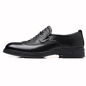 Мужские повседневные туфли GZZ низкие черно-коричневые