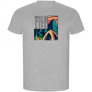 Футболка с коротким рукавом Kruskis Wild Life Frame ECO, серый