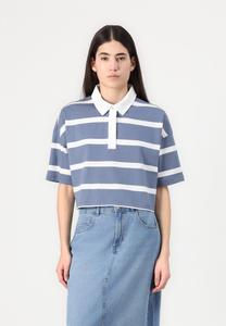 Рубашка поло NMCAMMI ALENA CROPPED Noisy May, синий