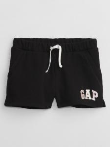 Детские шорты с логотипом Gap, черный