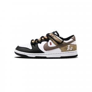 Nike Dunk Dark Brown Tide устойчивые к истиранию низкие кроссовки для скейтбординга Unisex Earth Yellow
