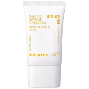 Ежедневная защита от ультрафиолета невидимый широкий спектр солнцезащитный крем spf 36 Innisfree, объем 48 мл