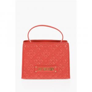 Красная полиэтиленовая сумка-тоут Moschino, Red