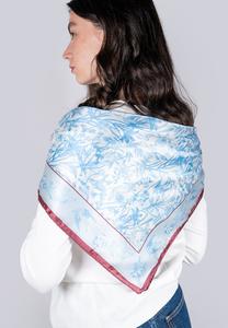 Шарф FABLE ENGLAND BUNNY BLUES SQUARE, Blue