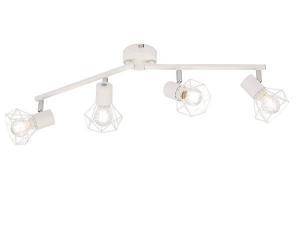 Потолочный точечный светильник MeineWunschleuchte Weiß 4 Spots schwenkbar, белый