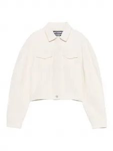 Укороченный жакет Le Ovalo de-Nîmes Jacquemus, нейтральный