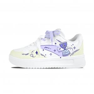 Удобные, нескользящие, износостойкие низкие кеды для скейтбординга, унисекс Anta, белый