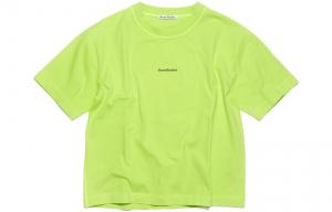 Acne Studios Футболка женская неоново-зеленая