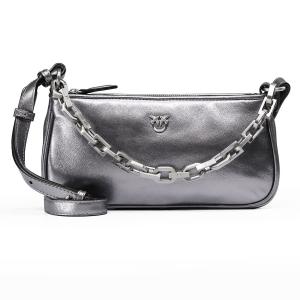 Сумочка PINKO Half Moon, Silver