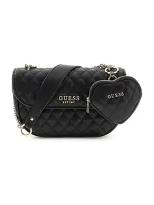 GUESS Сумка через плечо 'Atabey' в черном цвете