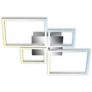 Светильник потолочный Briloner Leuchten 3093018 Frame, белый