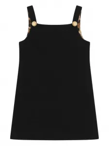 Платье на пуговицах Dolce & Gabbana Kids, черный