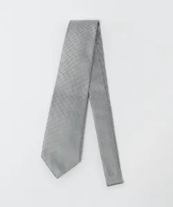 Серебряный парадный полковой галстук United Arrows