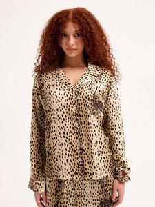 Комплект пижамы Tamzin из сатина с леопардовым принтом Juicy Couture, Multi