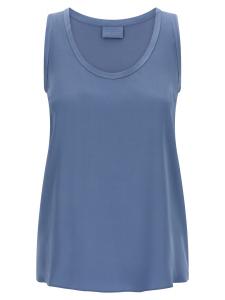 Атласный топ Brunello Cucinelli, синий