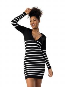 No Matter What Вязаное платье 'Elbise' в черном цвете