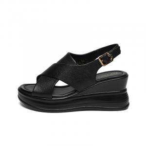 Сандалии с одним ремешком женские ZHR, Black