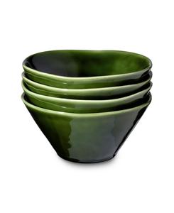 Набор из 4 стаканчиков для мороженого Verde Certified International, зеленый