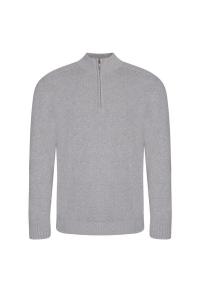 Свитер с воротником на молнии «Вахан» Ecologie, серый