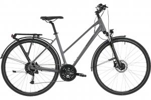 Треккинговый велосипед Carver Route 120 - 28 дюймов - Damen Sport - 2024, цвет Grau|darkanthracite black gold