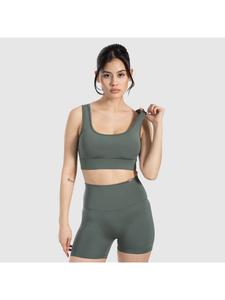 SMILODOX Спортивный бюстгальтер Debby зеленого цвета