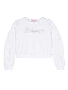 Miss Blumarine толстовка с логотипом, белый