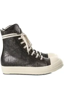 Кроссовки на шнуровке с металлическим эффектом Rick Owens DRKSHDW, коричневый