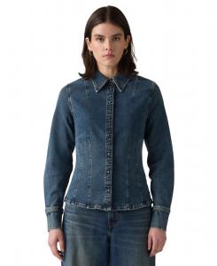 Женская рубашка с длинными рукавами премиум-класса Levi's, Navy