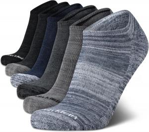 Мужские носки Calvin Klein No Show - 6 пар мягких хлопковых носков с низкой посадкой, мягкие, для мужчин, для занятий спортом и бега, Assorted