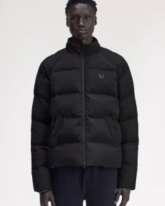 Мужской пуховик на молнии Fred Perry, черный