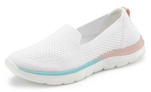 LASCANA Слипоны в белом цвете