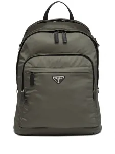 Рюкзак Re-Nylon с логотипом Prada, зеленый