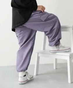 Водоотталкивающие брюки-карго на шнуровке, длинные брюки, штаны, осень/зима 2025 Devirock, цвет G Purple