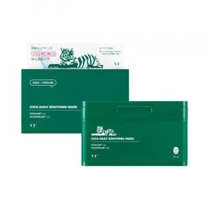 CICA ежедневная массажная маска для лица увлажняющая, питающая, освежающая для всех типов кожи 30 шт VT