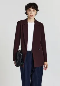 Двубортное короткое пальто из двух частей Calliope, Marrone Scuro