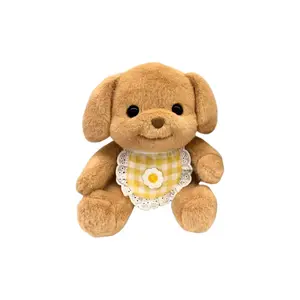 Милый плюшевый щенок пуделя с маленьким носом, игрушка-розыгрыш, высота 35см 77 SEVEN DREAM