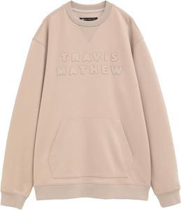 Мужская толстовка с длинным рукавом Travis Matthew 7AK004, тонкий картон, аппликационная вышивка, для гольфа Travis Mathew