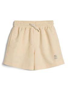 Brunello Cucinelli Kids плавки-шорты с вышитым логотипом, нейтральный