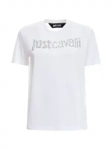 Футболка с логотипом Just Cavalli, белый